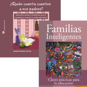 Pack de libros Antonio Ortuño - Quién cuenta cuentos a mis padres y Familias inteligentes