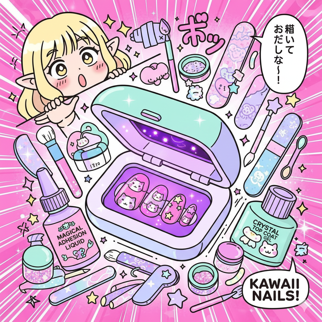 Kit de Uñas Postizas Infantil – Diversión y Creatividad Para Pequeñas Artistas