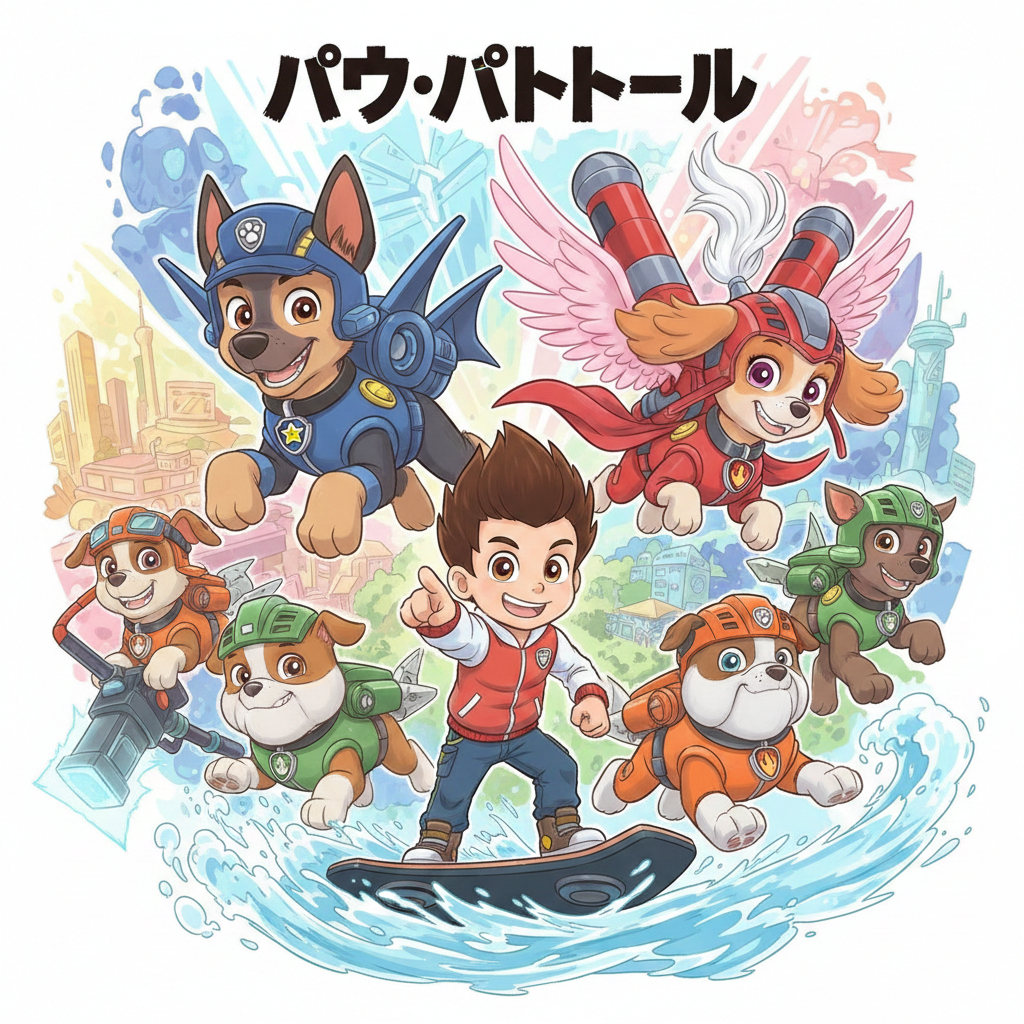 Muñecos de la Patrulla Canina